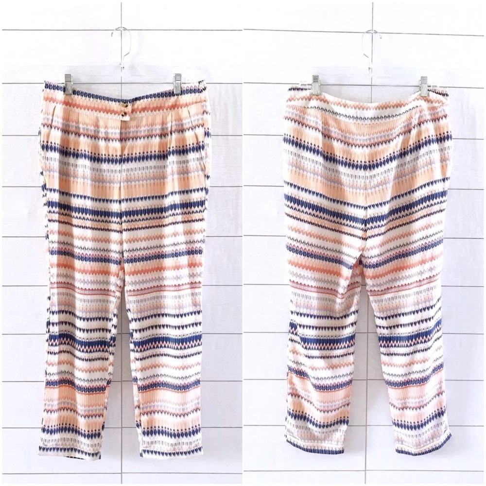 J.Crew Printed Drapey Cropped Ankle Pants - Picture 6 of 8